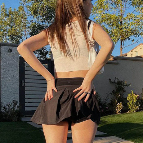 Pastel Goth High Waist Micro Skirt Punk style E-girl Short - Premium  from vistoi shop - Just $26.87! Shop now at vistoi shop