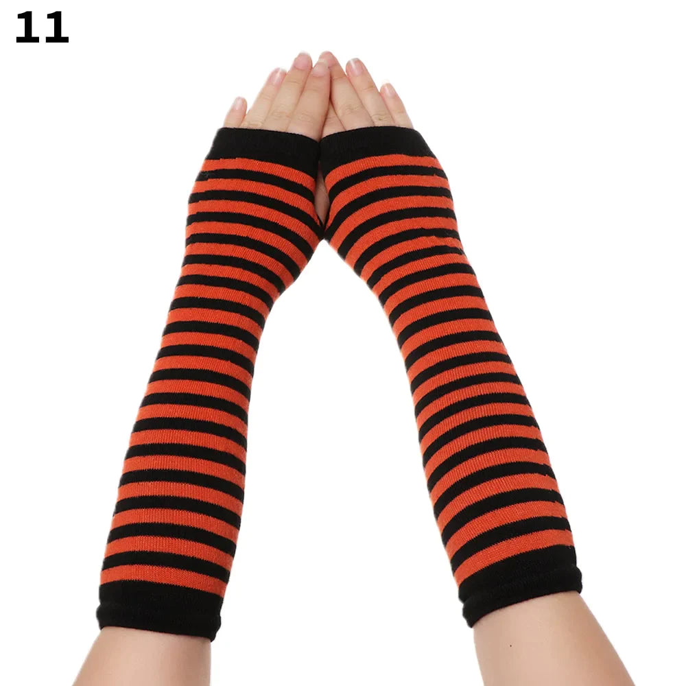 Women Girls Hand Arm Warmer Fingerless Cotton Long Glove - Premium  from vistoi shop - Just $24.99! Shop now at vistoi shop