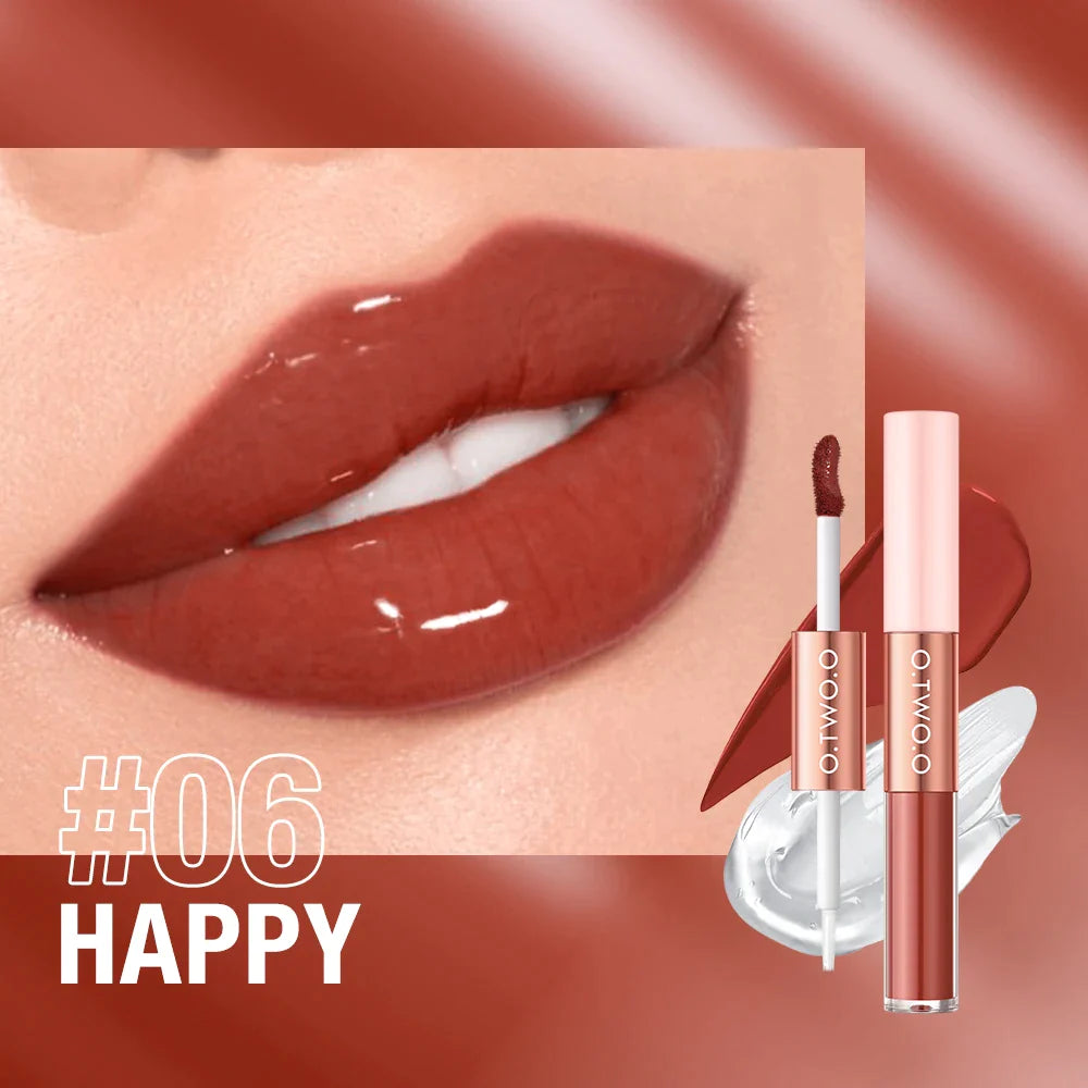 Matte Lipstick Double Head Lip Coat Non-stick Lipstick - Premium  from vistoi shop - Just $29.99! Shop now at vistoi shop