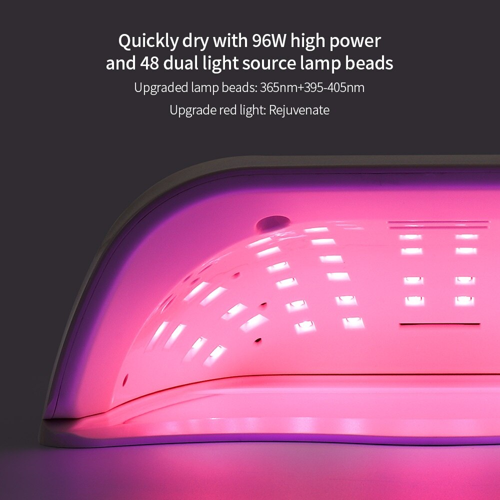 Strong Power UV LED Nail Dryer Smart Sensor Nail Lamp - Premium  from vistoi shop - Just $34.99! Shop now at vistoi shop