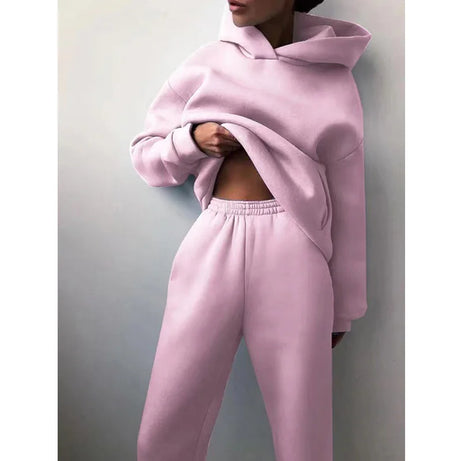 Winter Two Piece Sets Women Tracksuit Suit 2023 Autumn Sweatshirt - Premium  from vistoi shop - Just $49.99! Shop now at vistoi shop