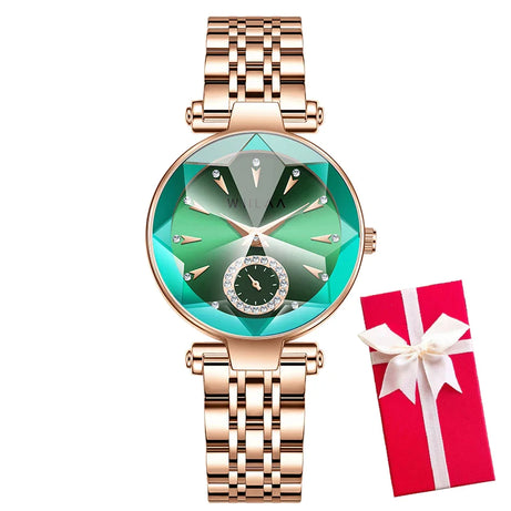 Elegant Diamond Dial Ladies Wrist Watch Stainless - Premium  from vistoi shop - Just $29.99! Shop now at vistoi shop