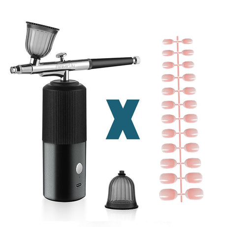 Portable Paint Spray Gun Airbrush Mini Air Compressor Kit for Nail Art - Premium  from vistoi shop - Just $29.99! Shop now at vistoi shop
