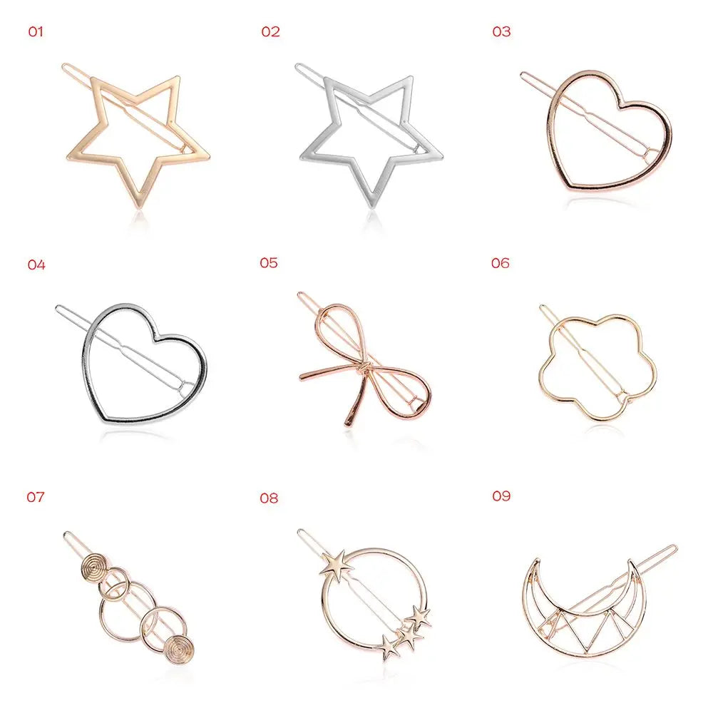 Geometric Ponytail Hairpins Bobby Pins Knot Hair - Premium  from vistoi shop - Just $12.99! Shop now at vistoi shop
