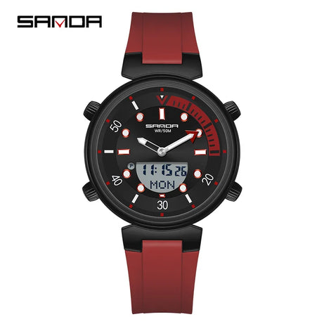 Dual Display Women Watches Waterproof Women Sports - Premium  from vistoi shop - Just $33.99! Shop now at vistoi shop