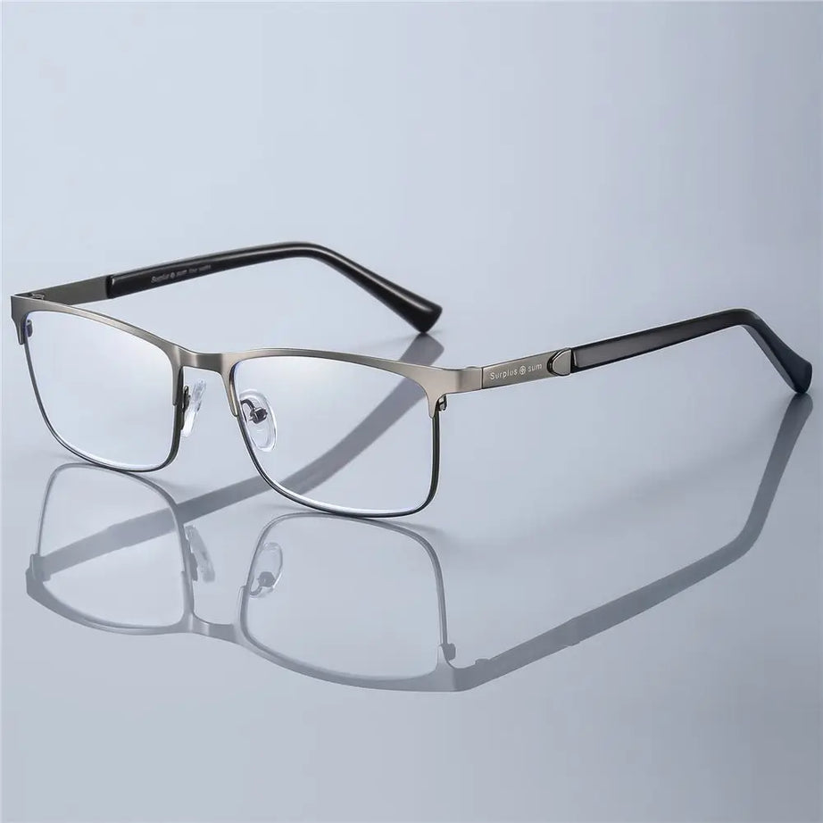Classic Reading Glasses Metal Frame Men Anti Blue - Premium  from vistoi shop - Just $14.99! Shop now at vistoi shop