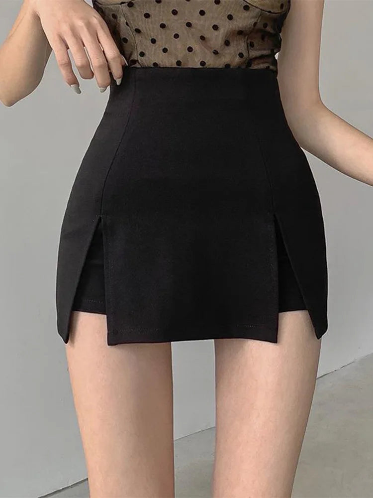 Split Shorts Skirt Women's Office Ladies Suit Skirt Summer - Premium  from vistoi shop - Just $29.99! Shop now at vistoi shop