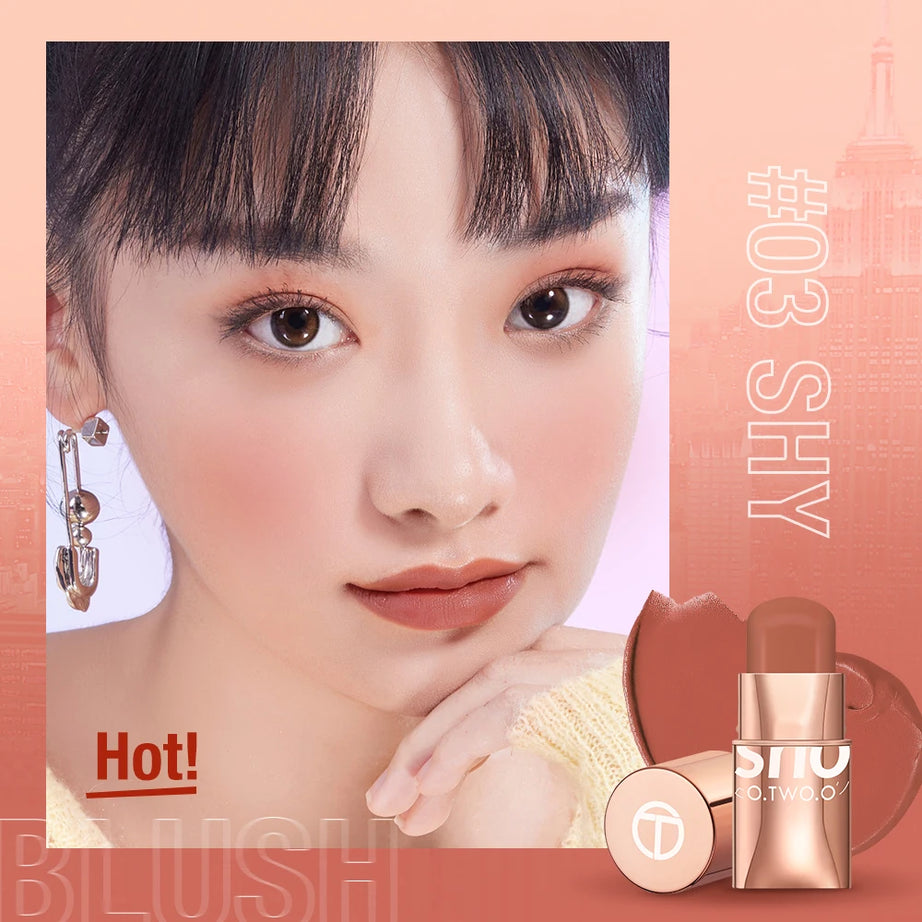 Blush Stick Set Cream Blusher 6 Colors Multi-use Waterproof Makeup - Premium  from vistoi shop - Just $52.49! Shop now at vistoi shop