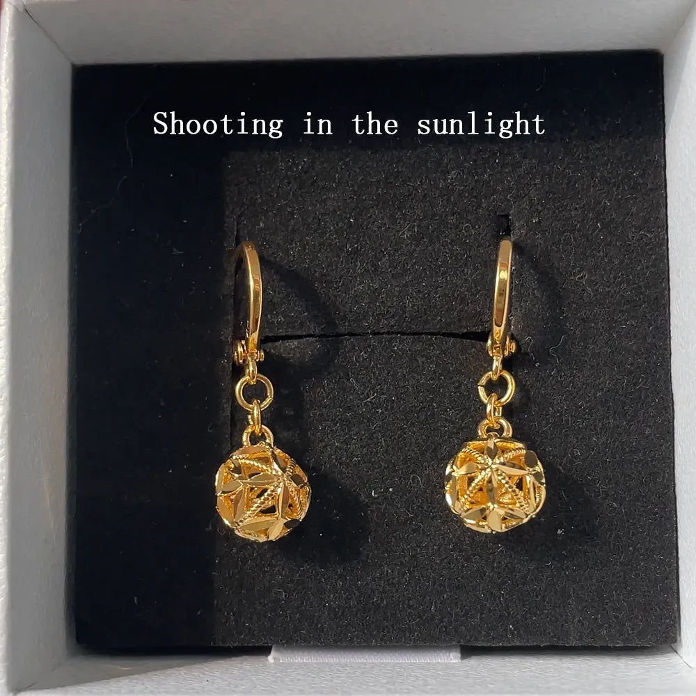 Fashion Round Women's Earrings Exquisite Wedding Jewelry - Premium  from vistoi shop - Just $29.44! Shop now at vistoi shop