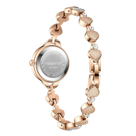 Rose Gold Watch Heart Love pattern Women Bracelet - Premium  from vistoi shop - Just $33.99! Shop now at vistoi shop