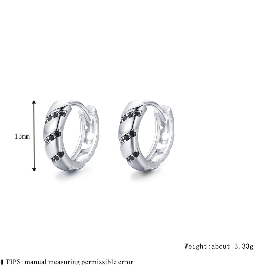 Engagement Hoop Earrings for Women Jewelry - Premium  from vistoi shop - Just $24.99! Shop now at vistoi shop