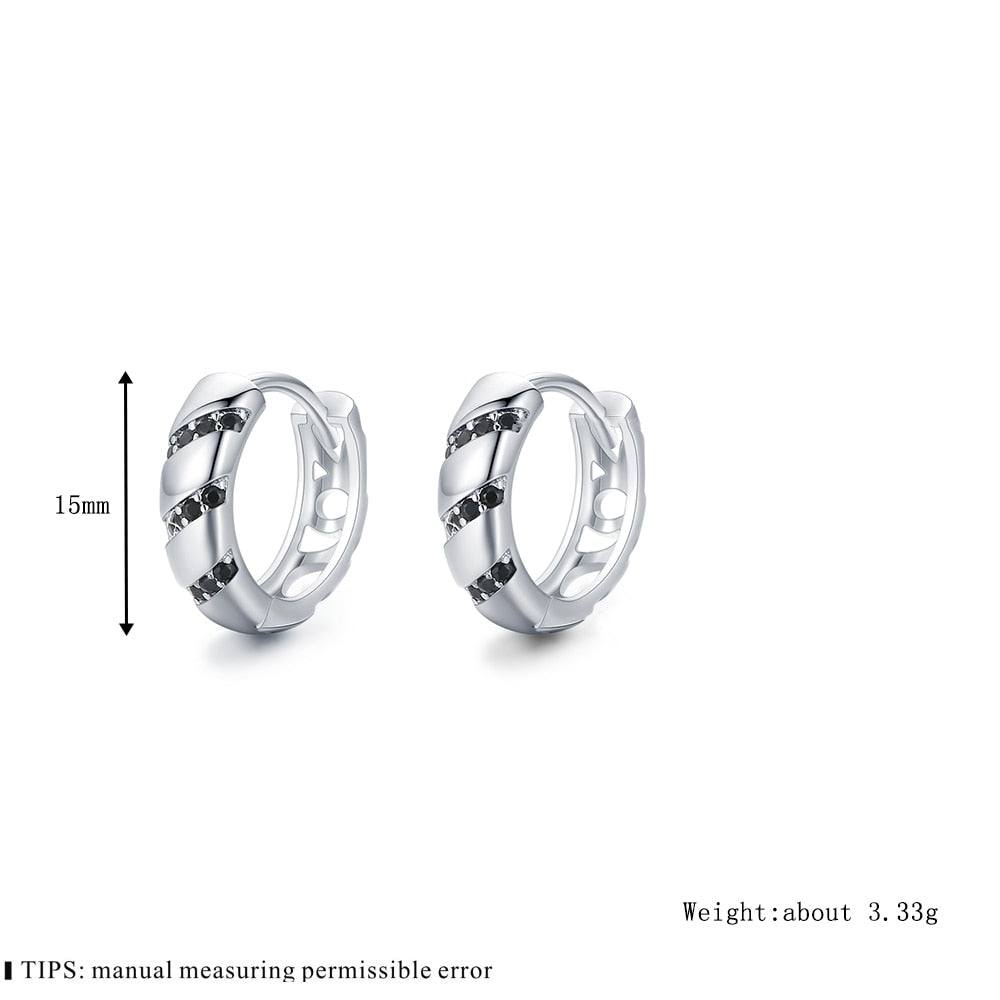 Engagement Hoop Earrings for Women Jewelry - Premium  from vistoi shop - Just $24.99! Shop now at vistoi shop