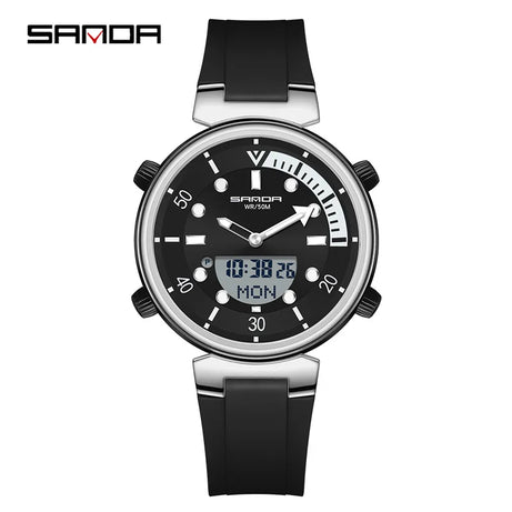 Dual Display Women Watches Waterproof Women Sports - Premium  from vistoi shop - Just $33.99! Shop now at vistoi shop