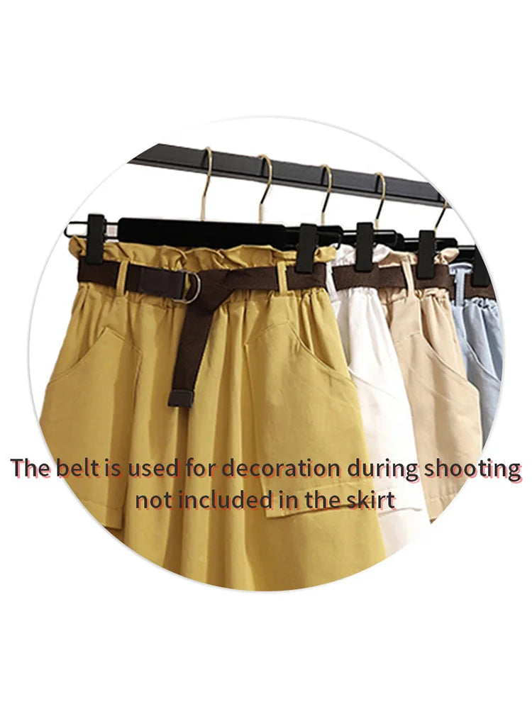 Midi Knee Length Summer Autumn Skirt Women Skirt - Premium  from vistoi shop - Just $29.99! Shop now at vistoi shop