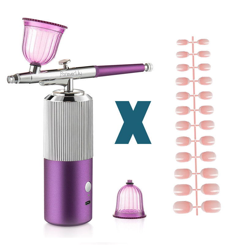 Portable Paint Spray Gun Airbrush Mini Air Compressor Kit for Nail Art - Premium  from vistoi shop - Just $29.99! Shop now at vistoi shop