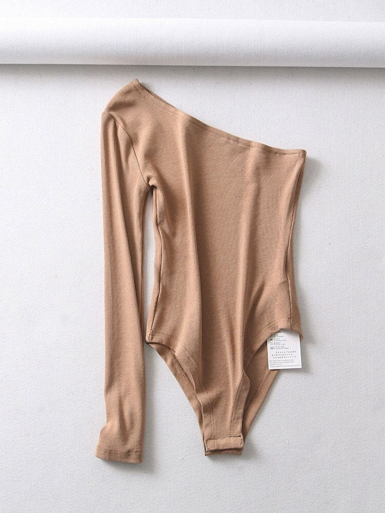 New fashion women strapless single sleeve bodysuit autumn ladies - Premium  from vistoi shop - Just $28.99! Shop now at vistoi shop