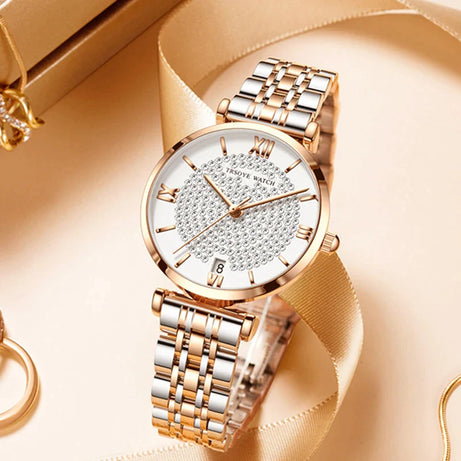 Women Square Watches Luxury Brand Fashion Rose Gold - Premium  from vistoi shop - Just $35.99! Shop now at vistoi shop