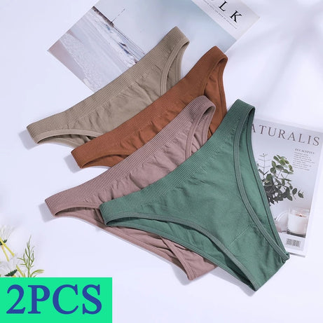2PCS Underwear Low Rise Briefs Underpants - Premium  from vistoi shop - Just $19.99! Shop now at vistoi shop