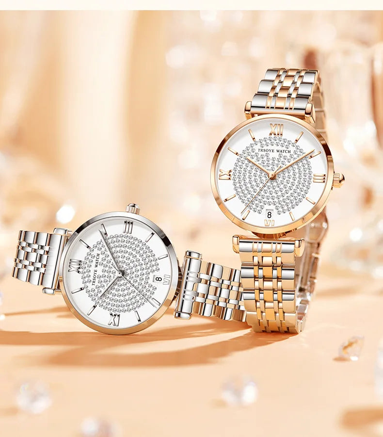 Women Square Watches Luxury Brand Fashion Rose Gold - Premium  from vistoi shop - Just $35.99! Shop now at vistoi shop