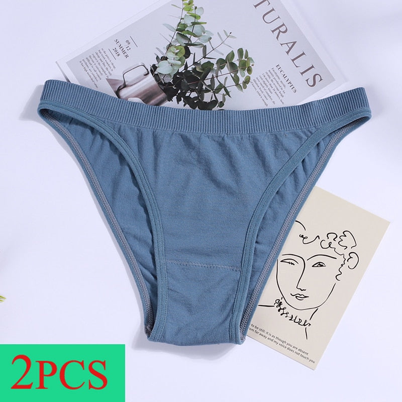 2PCS Underwear Low Rise Briefs Underpants - Premium  from vistoi shop - Just $19.99! Shop now at vistoi shop