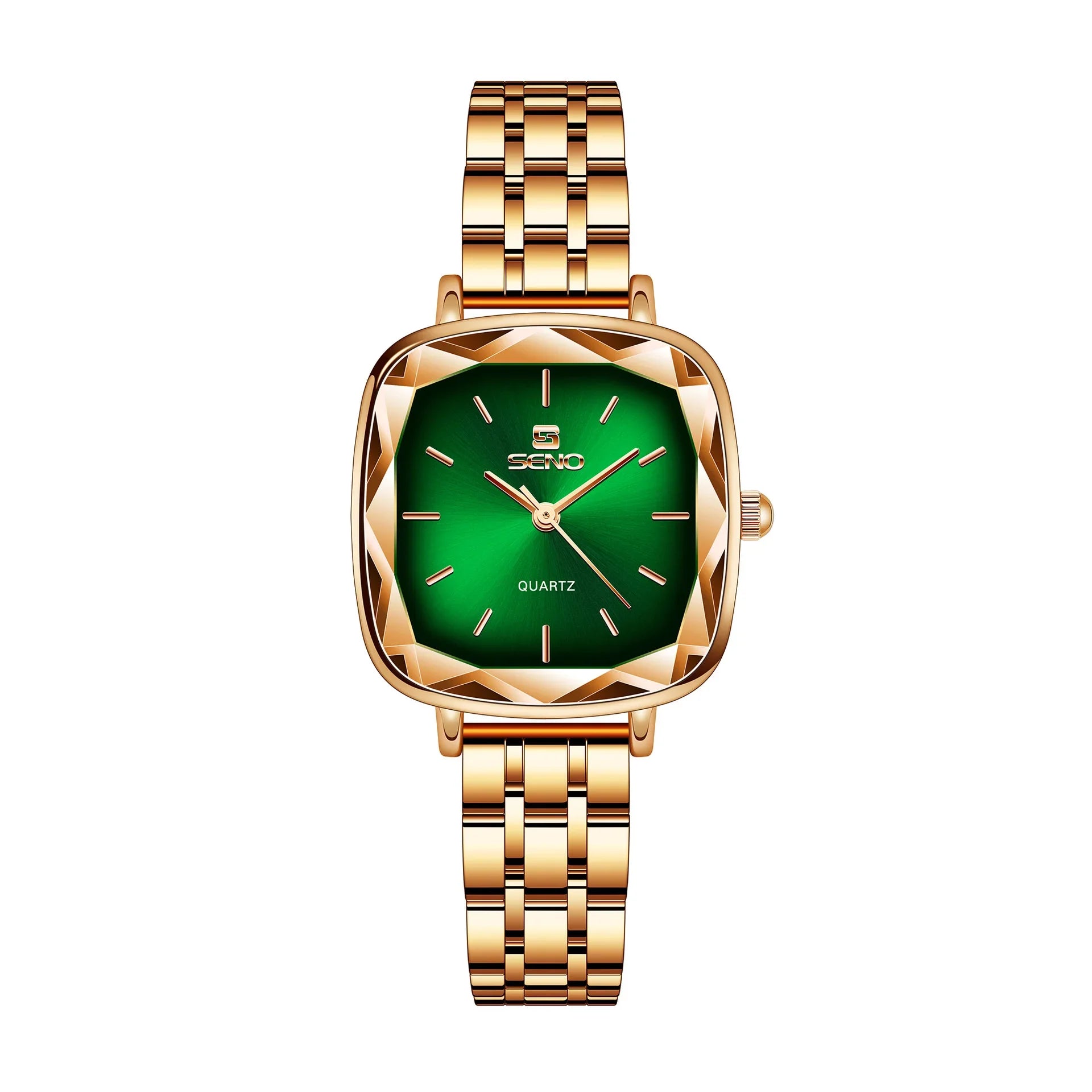 Women Rose Golden Classic Quartz Watch Female Elegant - Premium  from vistoi shop - Just $34.99! Shop now at vistoi shop