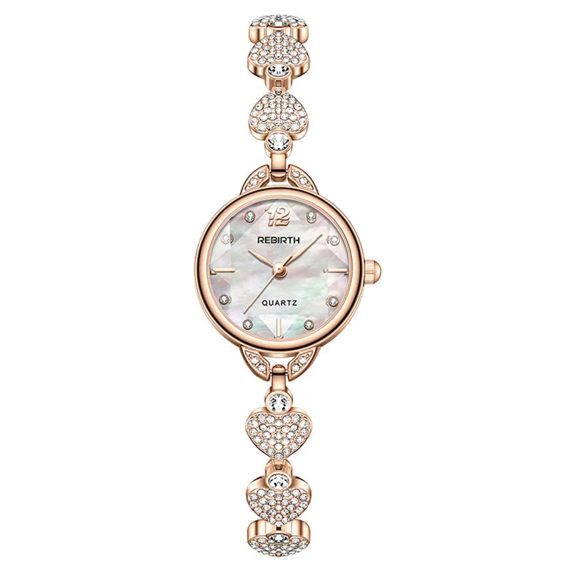 Rose Gold Watch Heart Love pattern Women Bracelet - Premium  from vistoi shop - Just $33.99! Shop now at vistoi shop