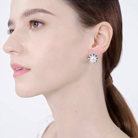 New Round pearl Hoop Earrings for Women - Premium  from vistoi shop - Just $24.99! Shop now at vistoi shop