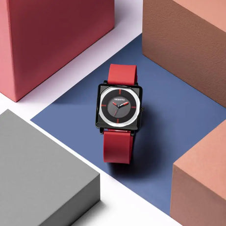 Square Rebirth Women Rubber Watch Band 2023 Ladies - Premium  from vistoi shop - Just $29.99! Shop now at vistoi shop