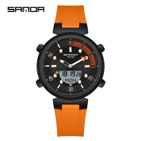 Dual Display Women Watches Waterproof Women Sports - Premium  from vistoi shop - Just $33.99! Shop now at vistoi shop