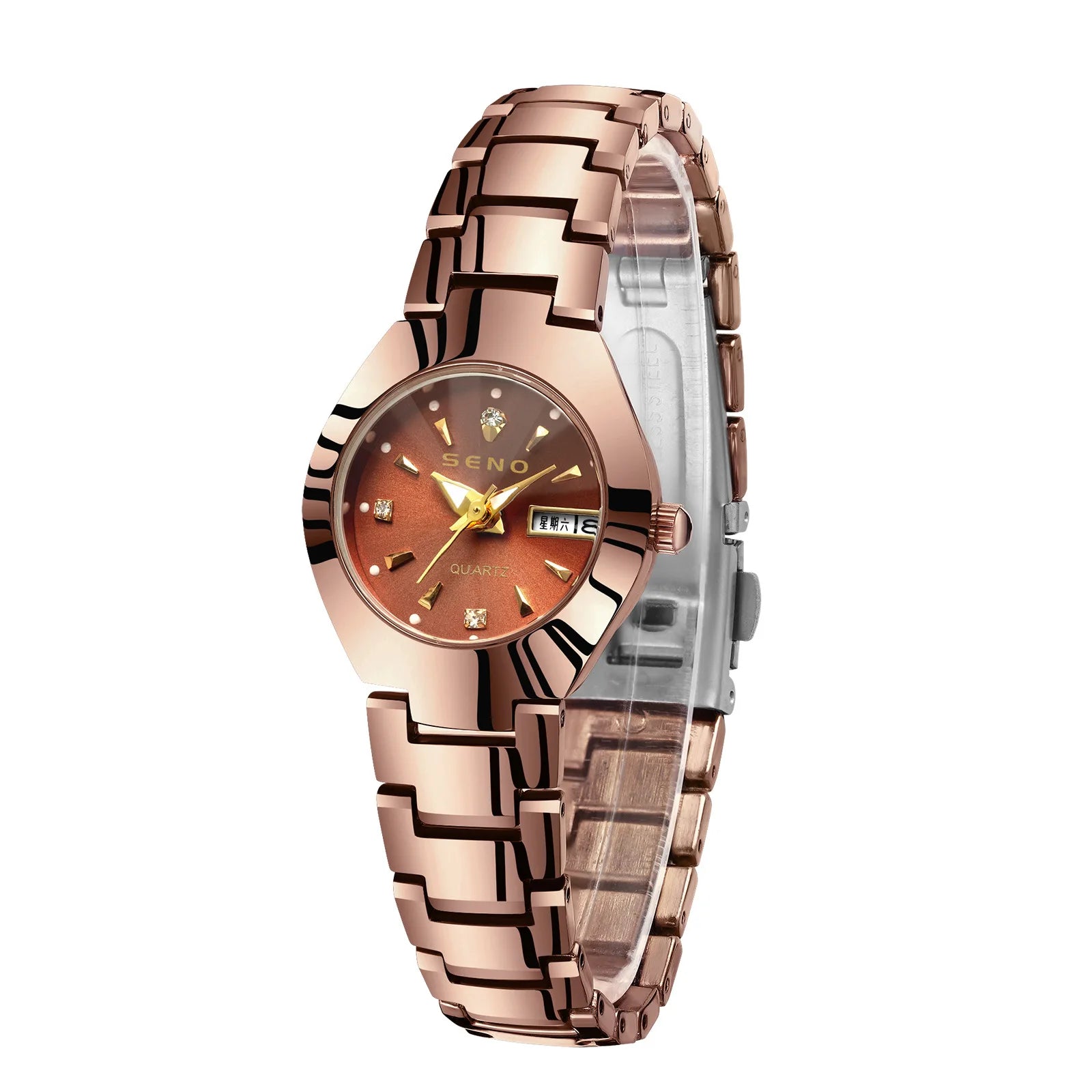 Couple Watch for Women Men Luxury Jewelry Design Rose - Premium  from vistoi shop - Just $29.99! Shop now at vistoi shop