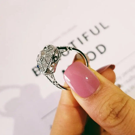 Ring for Women 925 Sliver Gemstone Jewelry - Premium  from vistoi shop - Just $29.99! Shop now at vistoi shop