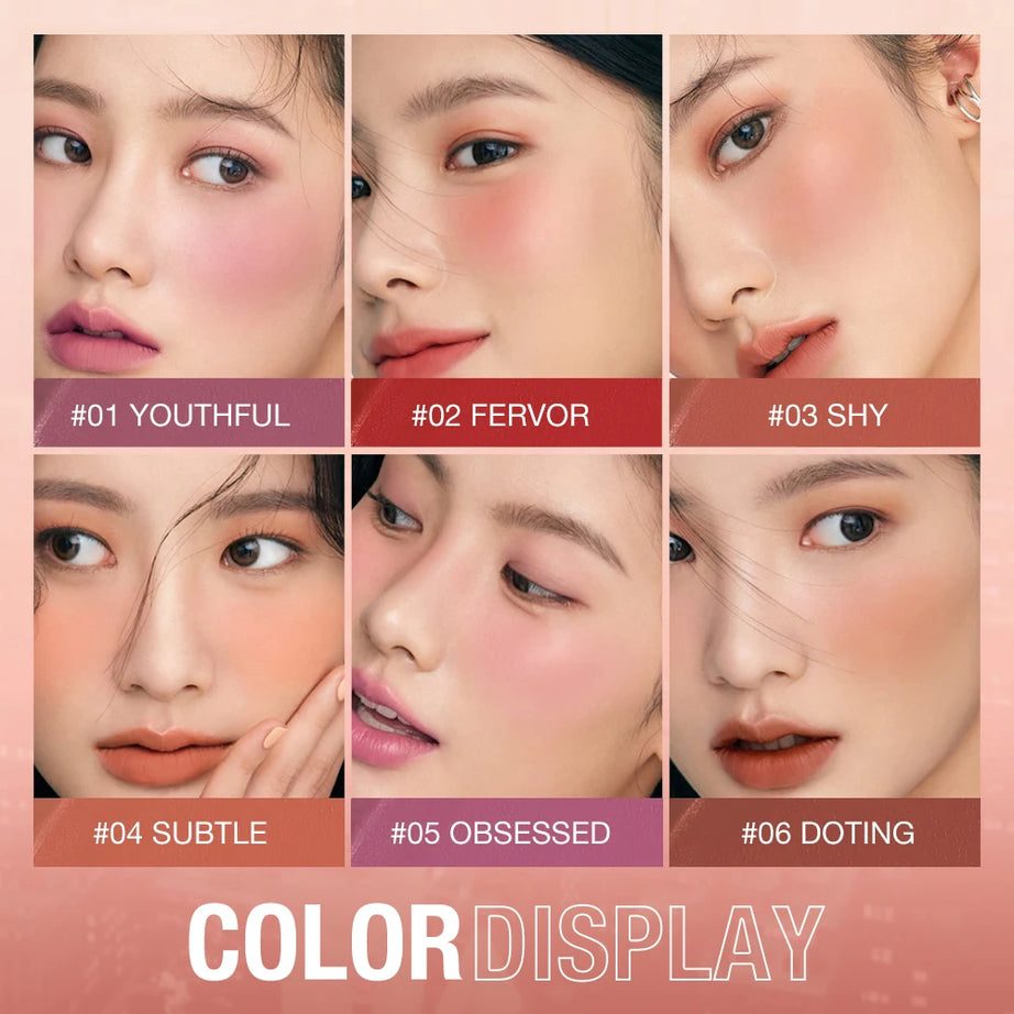Blush Stick Set Cream Blusher 6 Colors Multi-use Waterproof Makeup - Premium  from vistoi shop - Just $52.49! Shop now at vistoi shop