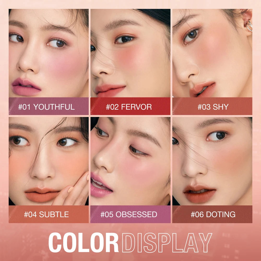 Blush Stick Set Cream Blusher 6 Colors Multi-use Waterproof Makeup - Premium  from vistoi shop - Just $52.49! Shop now at vistoi shop