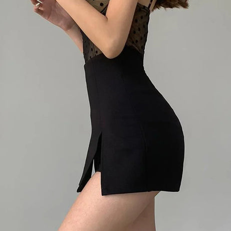 Split Shorts Skirt Women's Office Ladies Suit Skirt Summer - Premium  from vistoi shop - Just $29.99! Shop now at vistoi shop