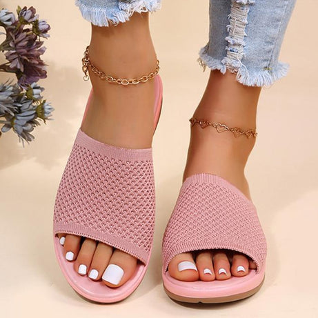 Sandals Women Elastic Casual Indoor Outdoor Slipper Summer Sandals For Beach - Premium  from vistoi shop - Just $29.99! Shop now at vistoi shop