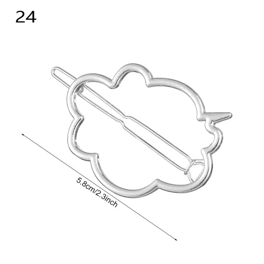 Geometric Ponytail Hairpins Bobby Pins Knot Hair - Premium  from vistoi shop - Just $12.99! Shop now at vistoi shop