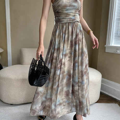 Women Strapless Elegant Clothes Tank Top With Long Skirt - Premium  from vistoi shop - Just $44.99! Shop now at vistoi shop