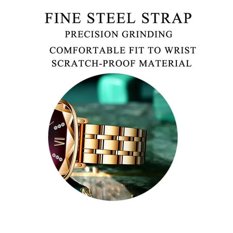 Pretty Luxury Waterproof Watches Quartz Watch Square - Premium  from vistoi shop - Just $29.90! Shop now at vistoi shop