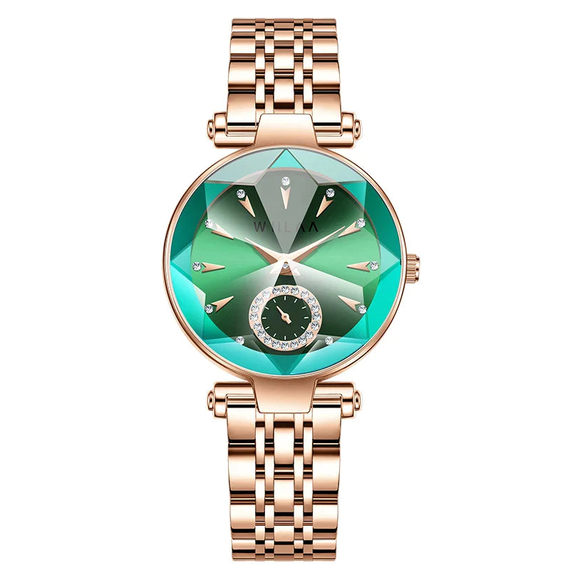 Elegant Diamond Dial Ladies Wrist Watch Stainless - Premium  from vistoi shop - Just $29.99! Shop now at vistoi shop