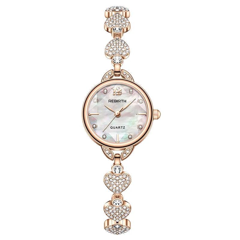 Rose Gold Watch Heart Love pattern Women Bracelet - Premium  from vistoi shop - Just $33.99! Shop now at vistoi shop