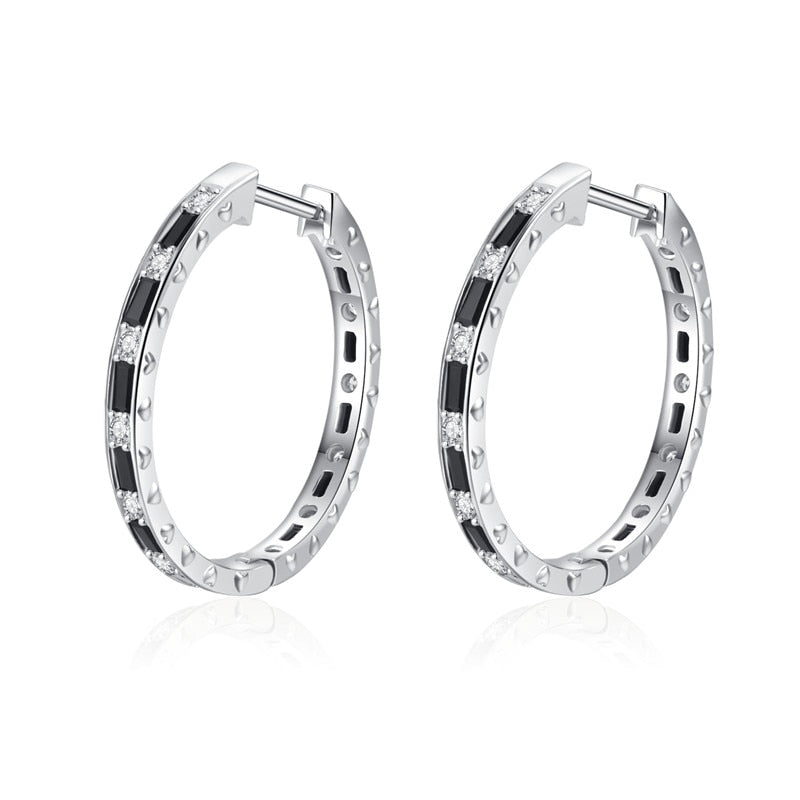 Engagement Hoop Earrings for Women Jewelry - Premium  from vistoi shop - Just $24.99! Shop now at vistoi shop