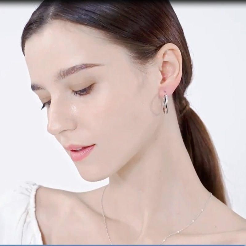 New Engagement Hoop Earrings for Women Jewelry