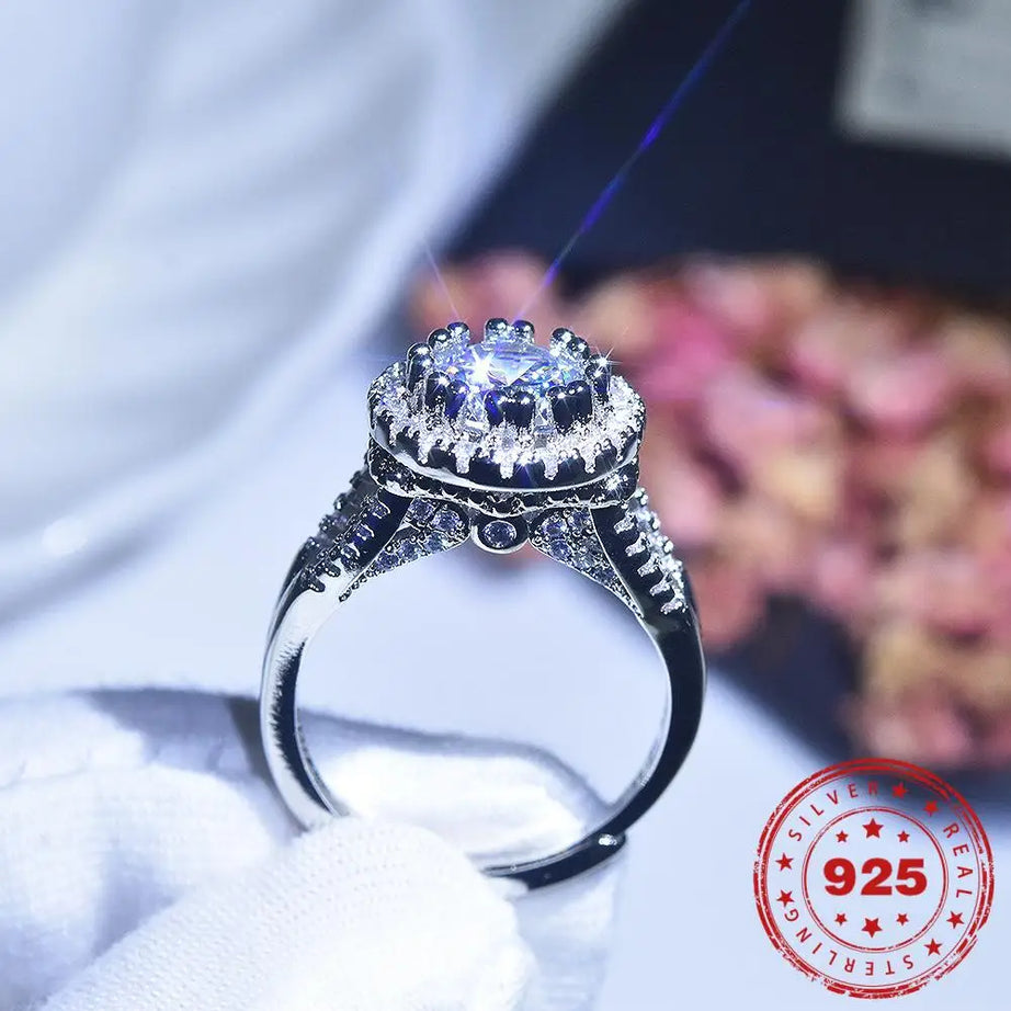 Carat Full Diamond Eight Heart Ring - Premium  from vistoi shop - Just $25.99! Shop now at vistoi shop