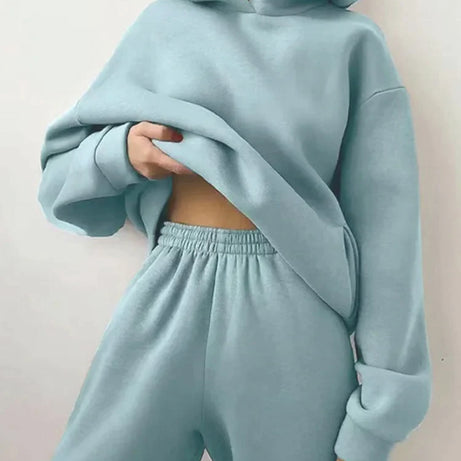Winter Two Piece Sets Women Tracksuit Suit 2023 Autumn Sweatshirt - Premium  from vistoi shop - Just $49.99! Shop now at vistoi shop
