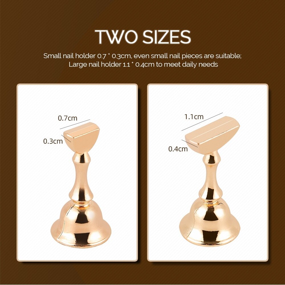 8pcs Strong Magnetic Nail Holder Practice Display Stand - Premium  from vistoi shop - Just $19.99! Shop now at vistoi shop