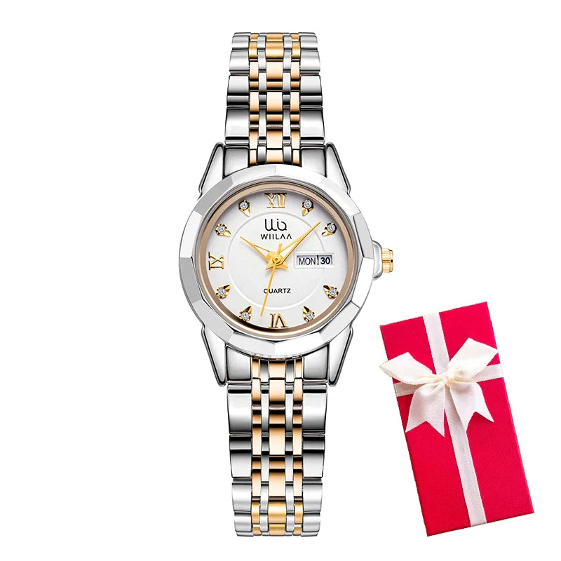 Week Date Women Classic Wrist Watches Minimalist Design - Premium  from vistoi shop - Just $29.99! Shop now at vistoi shop