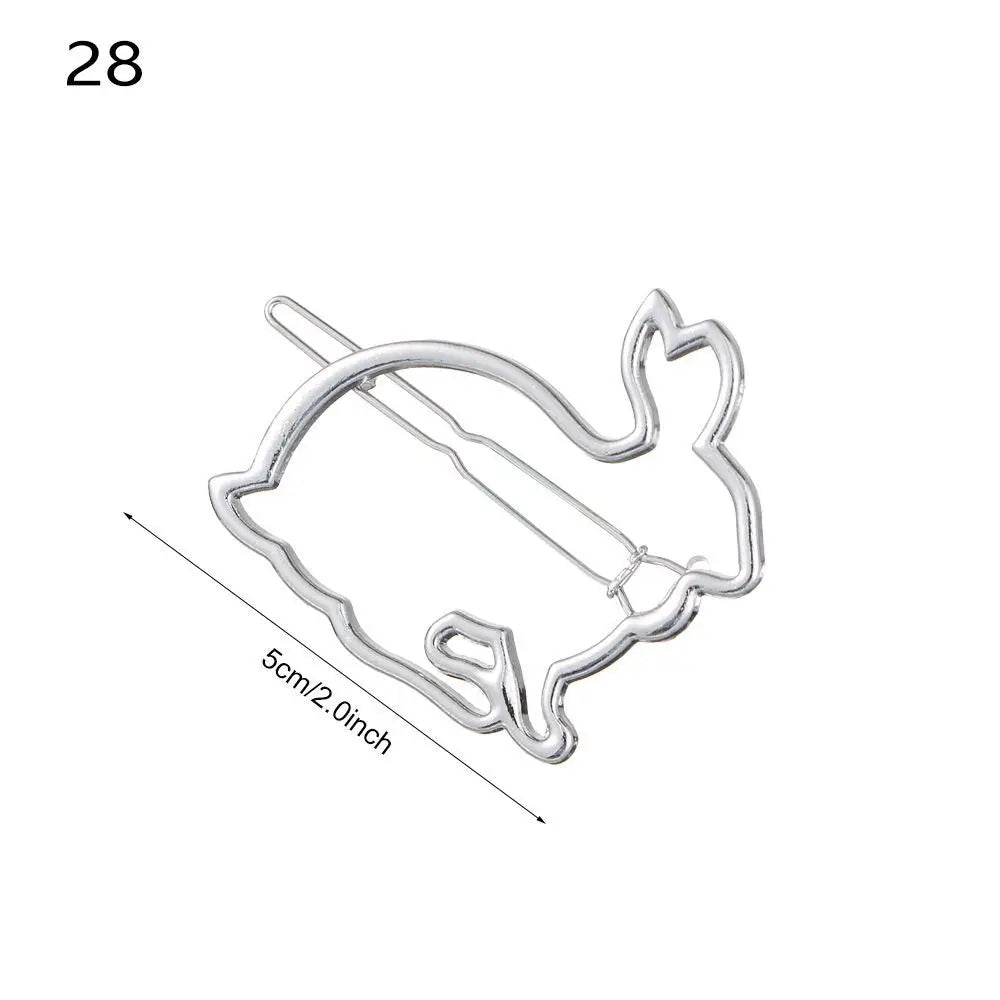 Geometric Ponytail Hairpins Bobby Pins Knot Hair - Premium  from vistoi shop - Just $12.99! Shop now at vistoi shop