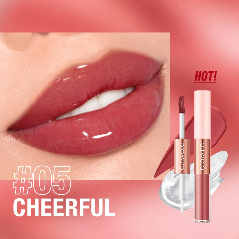 Matte Lipstick Double Head Lip Coat Non-stick Lipstick - Premium  from vistoi shop - Just $29.99! Shop now at vistoi shop