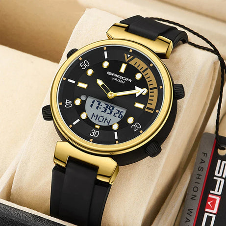 Dual Display Women Watches Waterproof Women Sports - Premium  from vistoi shop - Just $33.99! Shop now at vistoi shop