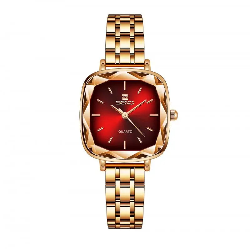Women Rose Golden Classic Quartz Watch Female Elegant - Premium  from vistoi shop - Just $34.99! Shop now at vistoi shop